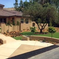 Artificial Grass Installation Modesto, California Roof Top, Front Yard Landscaping Ideas