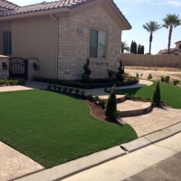 Artificial Grass Installation Riverdale Park, California Landscape Design, Front Yard