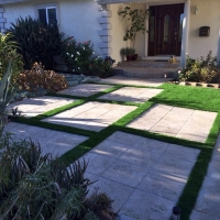 Artificial Lawn Shackelford, California Garden Ideas, Small Front Yard Landscaping