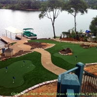 Fake Grass Carpet Salida, California Putting Green, Backyard Landscape Ideas