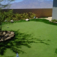 Fake Grass Salida, California Landscape Rock, Backyard