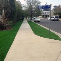 Grass Turf West Modesto, California Rooftop, Front Yard Landscaping