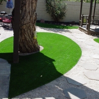 Plastic Grass Ceres, California Landscape Rock, Backyard Landscaping