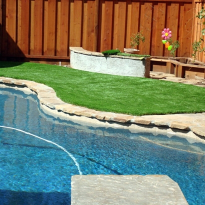 Artificial Grass Installation Waterford, California Landscape Ideas, Backyard Pool