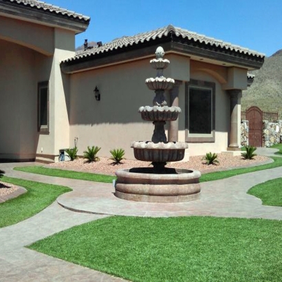 Grass Turf Ceres, California Landscape Rock, Front Yard Landscaping