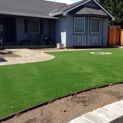 Synthetic Grass Hughson, California Gardeners, Front Yard Design