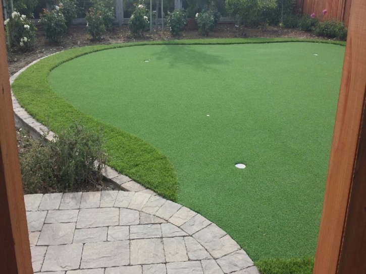 Artificial Grass Carpet Salida, California Putting Green, Backyard Ideas