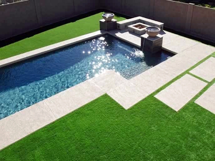 Artificial Grass Installation East Oakdale, California Design Ideas, Swimming Pools