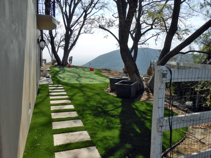 Artificial Grass Installation Empire, California Golf Green, Backyards