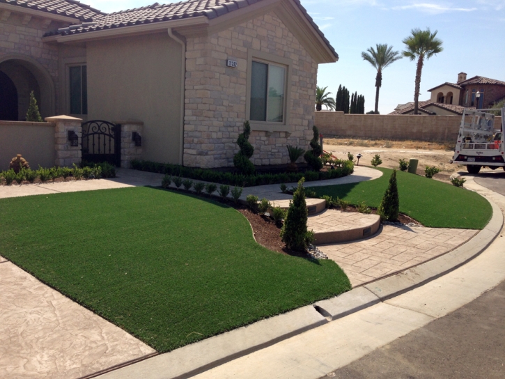 Artificial Grass Installation Riverdale Park, California Landscape Design, Front Yard