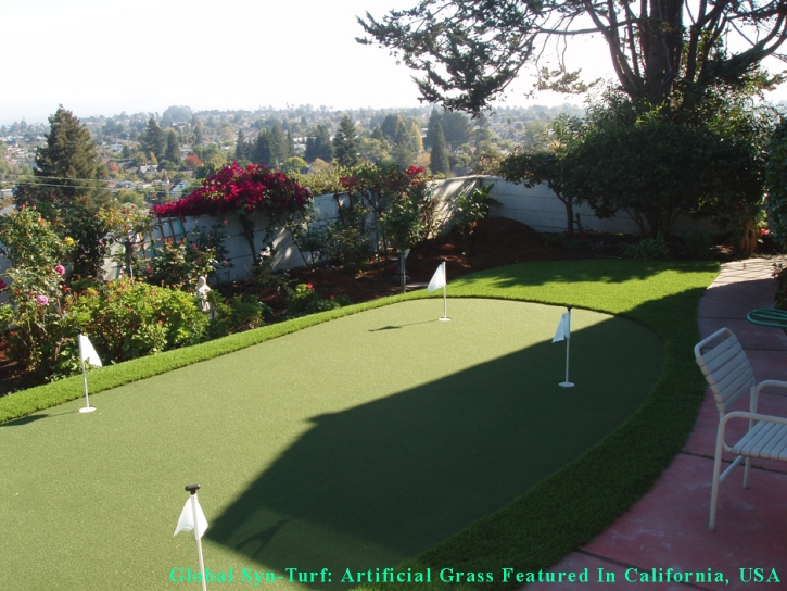 Artificial Lawn Del Rio, California Artificial Putting Greens, Backyard Makeover