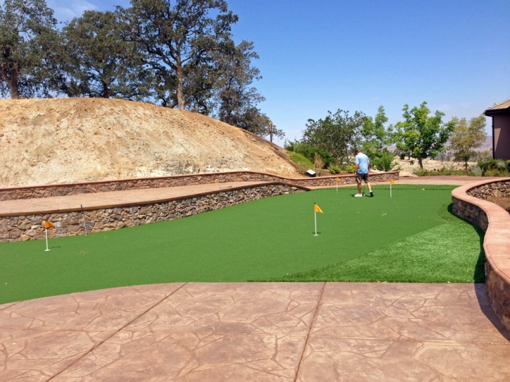 Artificial Lawn Riverbank, California Putting Green Grass, Backyard Garden Ideas