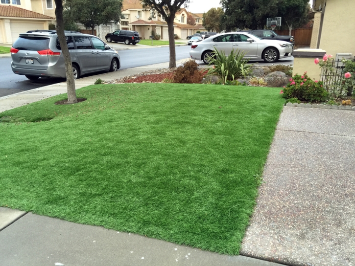 Artificial Turf Installation Salida, California Landscape Ideas, Front Yard Design