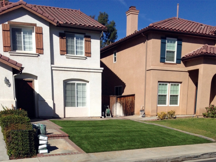 Fake Grass Ceres, California Landscape Rock, Front Yard