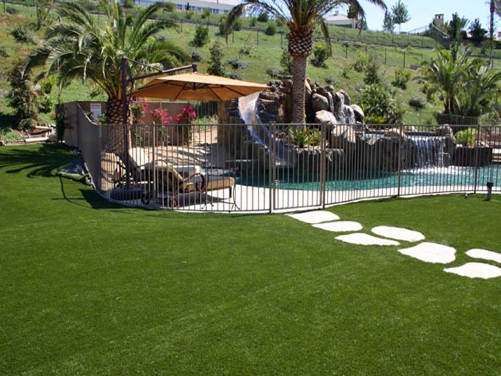 Fake Lawn Bystrom, California Landscape Rock, Swimming Pool Designs