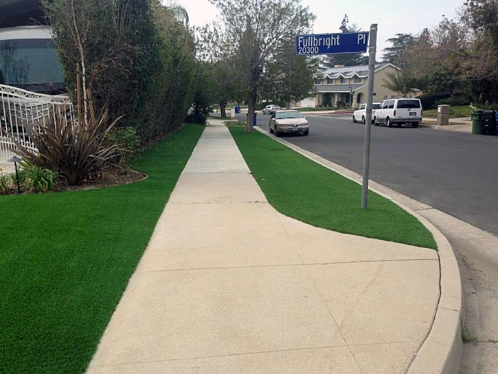 Grass Turf West Modesto, California Rooftop, Front Yard Landscaping