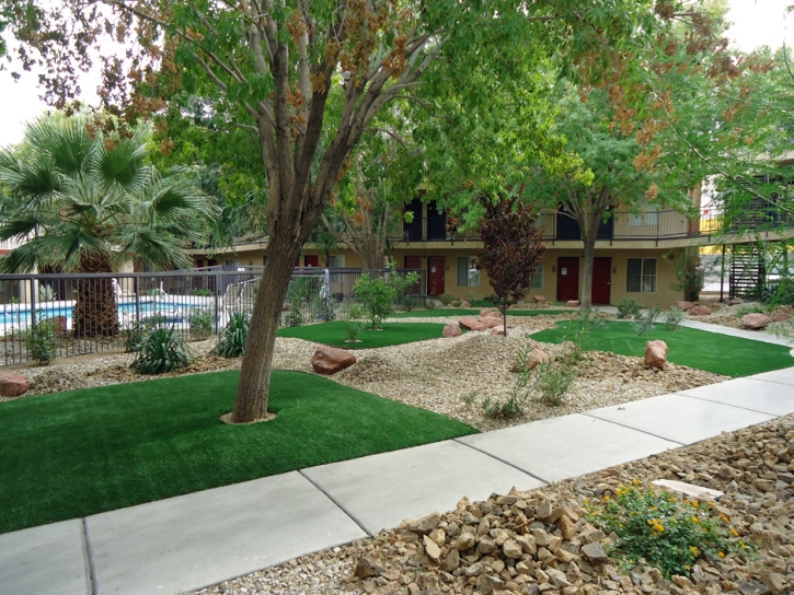 Green Lawn Bystrom, California Roof Top, Commercial Landscape