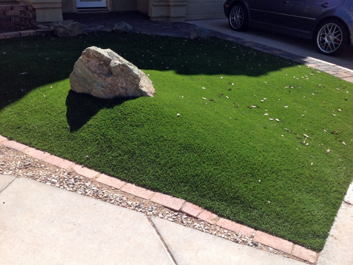 Turf Grass Valley Home, California Paver Patio